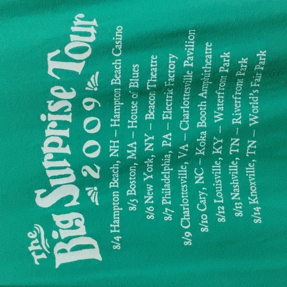 SALE! RARE! The Big Surprise 2009 Tour W Surprise Artists Shirt Sz.XL - Picture 11 of 12